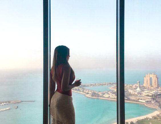 Afternoon tea at the top of Abudhabi- Jumeirah Etihad Tower