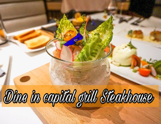 Dine In Abudhabi: Capital Grill steak house at Dusit Thani abudhabi