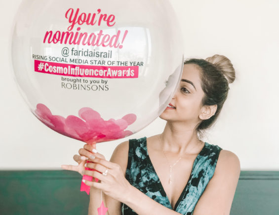 Cosmoinfluencer awards 2018 – Please Vote for me